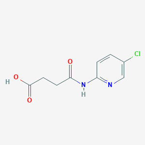 molecular formula C9H9ClN2O3 B2518074 4-((5-Chloropyridin-2-yl)amino)-4-oxobutanoic acid CAS No. 339005-94-6