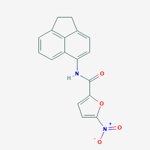 molecular formula C17H12N2O4 B251810 N-(1,2-dihydroacenaphthylen-5-yl)-5-nitrofuran-2-carboxamide 