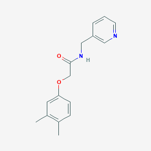 molecular formula C16H18N2O2 B251818 2-(3,4-dimethylphenoxy)-N-(3-pyridinylmethyl)acetamide 