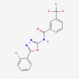 N-(5-(2-chlorophenyl)-1,3,4-oxadiazol-2-yl)-3-(trifluoromethyl)benzamide