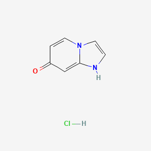 molecular formula C7H7ClN2O B2518187 Imidazo[1,2-a]pyridin-7-ol HCl CAS No. 2229276-23-5