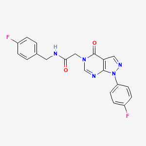 N-(4-fluorobenzyl)-2-(1-(4-fluorophenyl)-4-oxo-1H-pyrazolo[3,4-d]pyrimidin-5(4H)-yl)acetamide