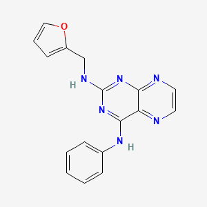 N2-(furan-2-ylmethyl)-N4-phenylpteridine-2,4-diamine