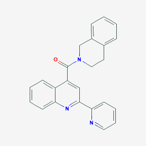 (3,4-dihydroisoquinolin-2(1H)-yl)(2-(pyridin-2-yl)quinolin-4-yl)methanone