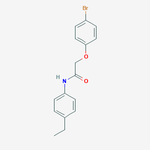 molecular formula C16H16BrNO2 B251821 2-(4-bromophenoxy)-N-(4-ethylphenyl)acetamide 
