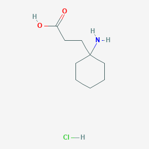 3-(1-Aminocyclohexyl)propanoic acid hydrochloride
