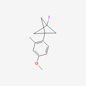 1-Iodo-3-(4-methoxy-2-methylphenyl)bicyclo[1.1.1]pentane