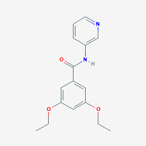 molecular formula C16H18N2O3 B251831 3,5-diethoxy-N-(3-pyridinyl)benzamide 