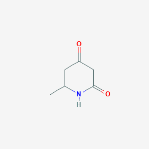 molecular formula C6H9NO2 B2518310 6-甲基哌啶-2,4-二酮 CAS No. 118263-99-3