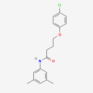 molecular formula C18H20ClNO2 B2518350 4-(4-chlorophenoxy)-N-(3,5-dimethylphenyl)butanamide CAS No. 432494-52-5