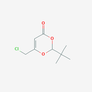 molecular formula C9H13ClO3 B2518361 2-Tert-butyl-6-(chloromethyl)-1,3-dioxin-4-one CAS No. 1824165-42-5