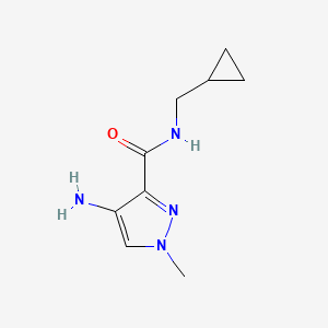 4-amino-N-(cyclopropylmethyl)-1-methyl-1H-pyrazole-3-carboxamide