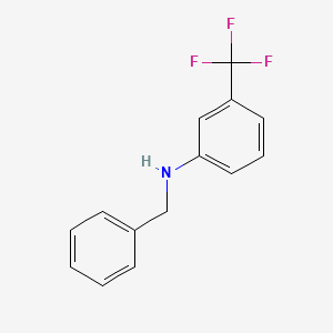 molecular formula C14H12F3N B2518447 N-benzyl-3-(trifluoromethyl)aniline CAS No. 404-64-8