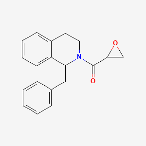 molecular formula C19H19NO2 B2518463 (1-Benzyl-3,4-dihydro-1H-isoquinolin-2-yl)-(oxiran-2-yl)methanone CAS No. 2411221-60-6