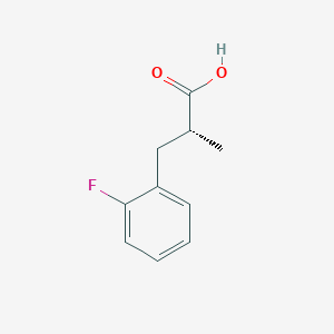 (2R)-3-(2-Fluorophenyl)-2-methylpropanoic acid