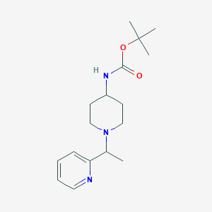tert-Butyl (1-(1-(pyridin-2-yl)ethyl)piperidin-4-yl)carbamate