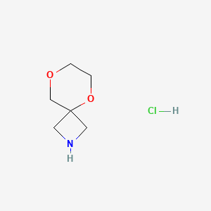 5,8-Dioxa-2-azaspiro[3.5]nonane;hydrochloride