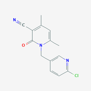 1-[(6-Chloro-3-pyridinyl)methyl]-4,6-dimethyl-2-oxo-1,2-dihydro-3-pyridinecarbonitrile