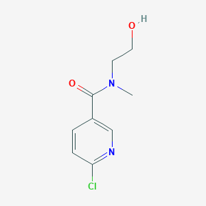 6-chloro-N-(2-hydroxyethyl)-N-methylpyridine-3-carboxamide