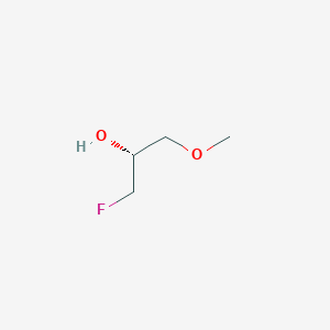 molecular formula C4H9FO2 B2518534 (2R)-1-氟-3-甲氧基丙醇 CAS No. 2305185-11-7