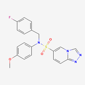 N-(4-fluorobenzyl)-N-(4-methoxyphenyl)[1,2,4]triazolo[4,3-a]pyridine-6-sulfonamide