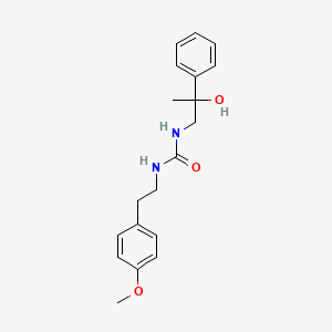 molecular formula C19H24N2O3 B2518556 1-(2-羟基-2-苯基丙基)-3-(4-甲氧基苯乙基)脲 CAS No. 1351584-86-5