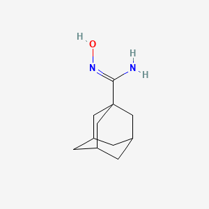 molecular formula C11H18N2O B2518557 N'-hydroxyadamantane-1-carboximidamide CAS No. 53658-91-6