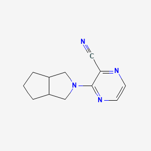 3-(3,3a,4,5,6,6a-Hexahydro-1H-cyclopenta[c]pyrrol-2-yl)pyrazine-2-carbonitrile