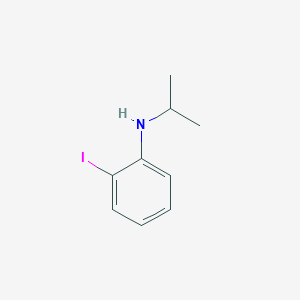 molecular formula C9H12IN B2518578 2-iodo-N-(propan-2-yl)aniline CAS No. 76465-01-5