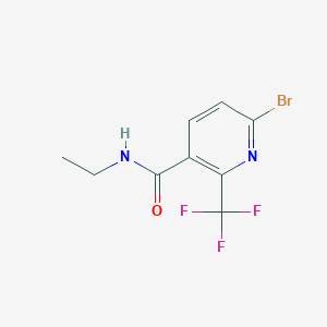 6-Bromo-N-ethyl-2-(trifluoromethyl)pyridine-3-carboxamide