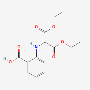 2-[(1,3-Diethoxy-1,3-dioxopropan-2-yl)amino]benzoic acid