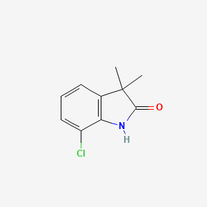 molecular formula C10H10ClNO B2518646 7-Chloro-3,3-dimethylindolin-2-one CAS No. 1319743-63-9