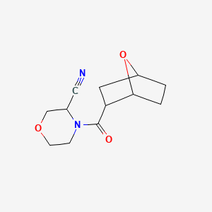 4-(7-Oxabicyclo[2.2.1]heptane-2-carbonyl)morpholine-3-carbonitrile
