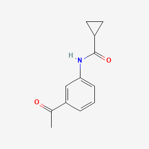 N-(3-acetylphenyl)cyclopropanecarboxamide