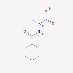 molecular formula C10H17NO3 B2518674 2-(cyclohexanecarbonylamino)propanoic Acid CAS No. 150671-92-4