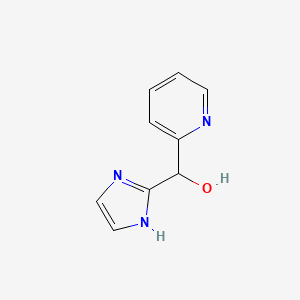 molecular formula C9H9N3O B2518679 1H-imidazol-2-yl(pyridin-2-yl)methanol CAS No. 1797120-44-5
