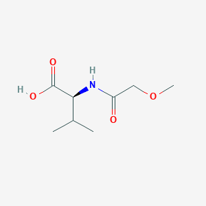 molecular formula C8H15NO4 B2518707 (2S)-2-(2-methoxyacetamido)-3-methylbutanoic acid CAS No. 257638-51-0