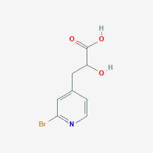molecular formula C8H8BrNO3 B2518715 3-(2-Bromopyridin-4-yl)-2-hydroxypropanoic acid CAS No. 2416235-42-0