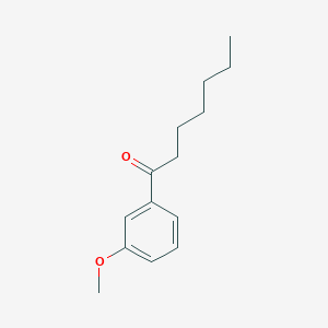 molecular formula C14H20O2 B025188 1-(3-甲氧基苯基)庚酮 CAS No. 100863-37-4
