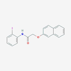 molecular formula C18H14INO2 B251880 N-(2-iodophenyl)-2-(2-naphthyloxy)acetamide 