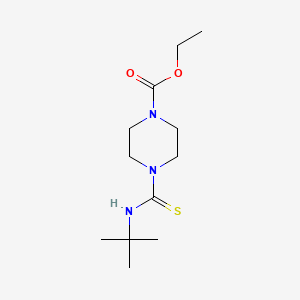 Ethyl 4-(((tert-butyl)amino)thioxomethyl)piperazinecarboxylate