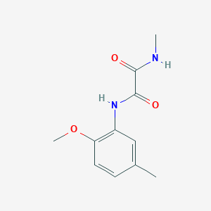 molecular formula C11H14N2O3 B2518803 N'-(2-methoxy-5-methylphenyl)-N-methyloxamide CAS No. 21775-79-1