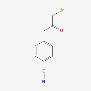 4-(3-Bromo-2-oxopropyl)benzonitrile