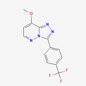 8-Methoxy-3-[4-(trifluoromethyl)phenyl]-1,2,4-triazolo[4,3-b]pyridazine