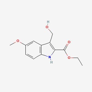 ethyl 3-(hydroxymethyl)-5-methoxy-1H-indole-2-carboxylate