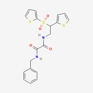 N-benzyl-N'-[2-(2-thienyl)-2-(2-thienylsulfonyl)ethyl]ethanediamide