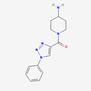 1-[(1-phenyl-1H-1,2,3-triazol-4-yl)carbonyl]piperidin-4-amine