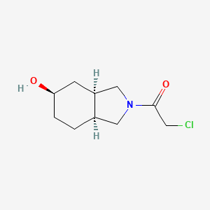 1-[(3Ar,5R,7aS)-5-hydroxy-1,3,3a,4,5,6,7,7a-octahydroisoindol-2-yl]-2-chloroethanone