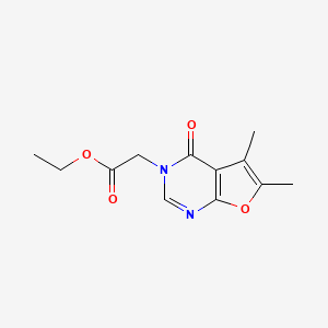 Ethyl 2-(5,6-dimethyl-4-oxofuro[2,3-d]pyrimidin-3(4H)-yl)acetate