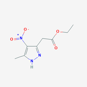 ethyl (3-methyl-4-nitro-1H-pyrazol-5-yl)acetate